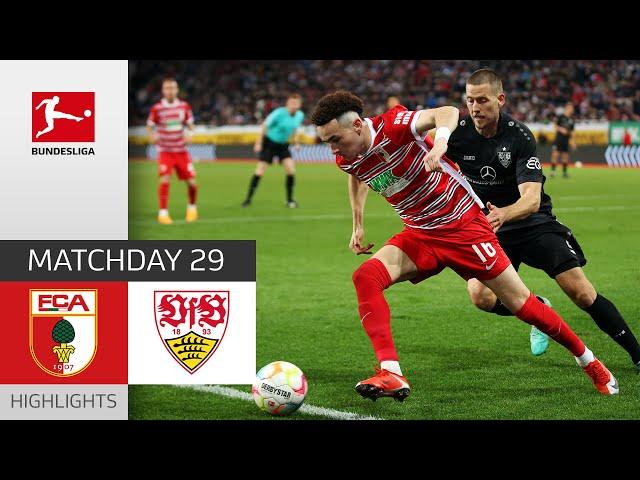 Augsburg Misses Liberation Blow | Augsburg - VfB Stuttgart | Highlights | MD 29 – Bundesliga 22/23