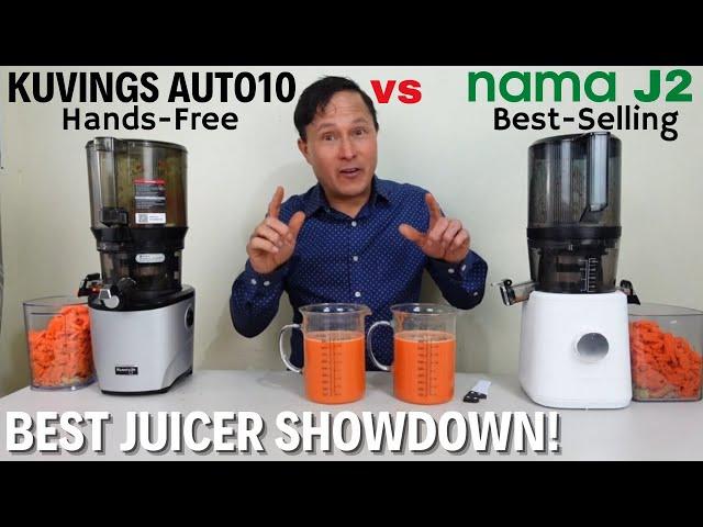 Kuvings Auto10 Hands Free vs Nama J2 Cold Press Juicer Comparison