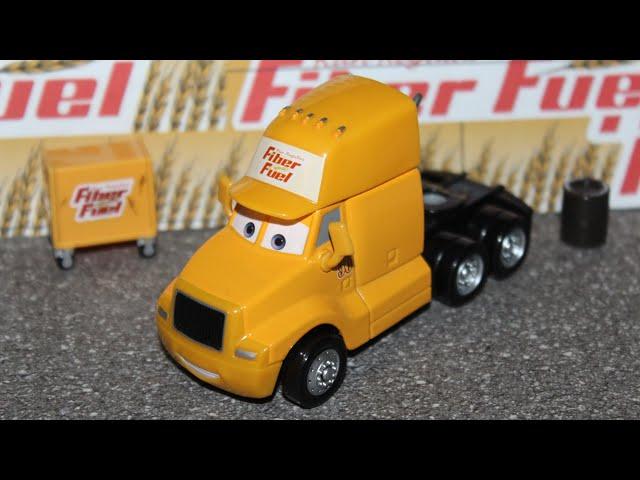 Mattel Disney Cars Fiber Fuel Semi Cab (Piston Cup Team) Cancelled Prototype Brush Curber