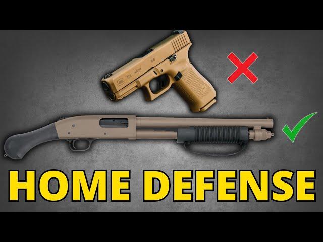 Why a SHOTGUN Is Better Than a PISTOL for Home Defense!