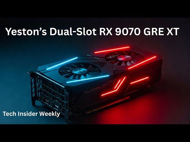 Yeston’s Dual-Slot RX 9070 GRE XT: The Gaea GPU You Need to See!