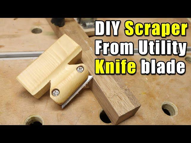 DIY Card Scraper From Utility Knife Blade