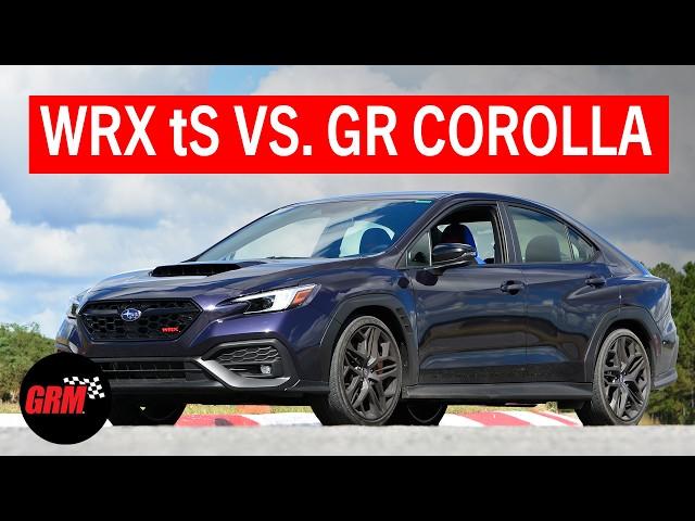 Can the 2025 Subaru WRX tS Hang With a GR Corolla? | Track Review