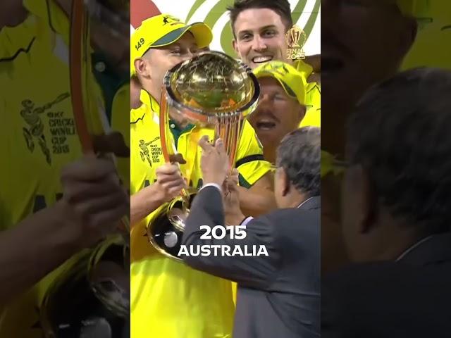 Lifting the World Cup trophy is always a special feeling  #cricket #cwc23 #cricketlover