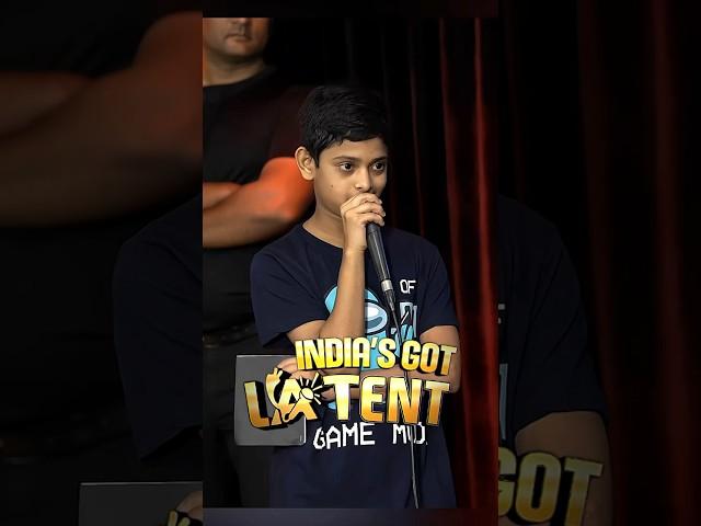 Youngest Contestant of India’s Got Latent #shorts #samayraina #indiasgotlatent