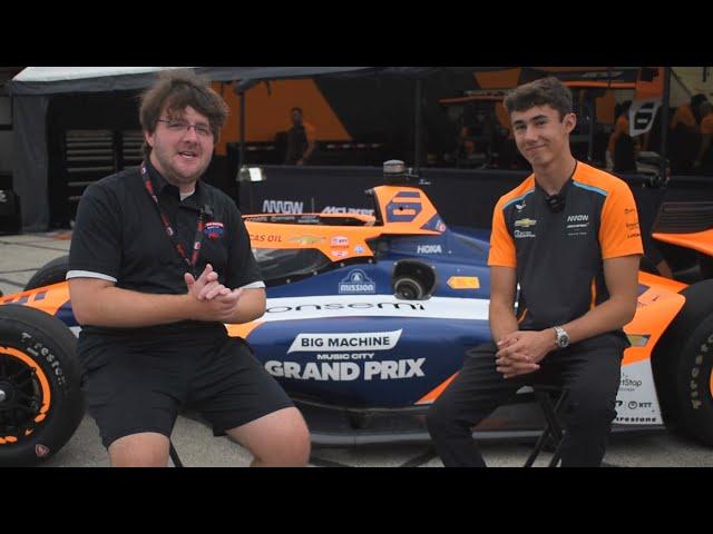 1 on 1 with McLaren Rookie Nolan Siegel