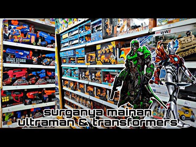 Borong Mainan | Ultraman | Optimus Prime | Bumblebee | Robot | Mobil-mobilan | Menyala Abangku 