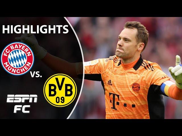 Bayern seals 10th straight Bundesliga title with Der Klassiker win | Bundesliga Highlights | ESPN FC