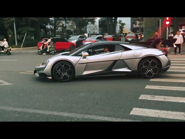 BYD Yangwang U9 Driving on the Street