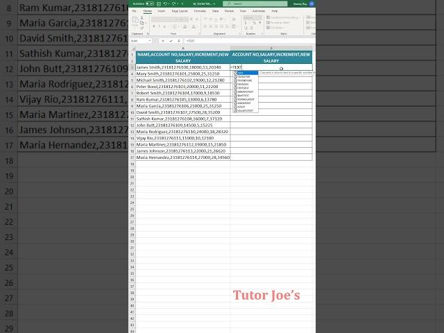 Mastering Textafter Function in Excel | Tutor Joes
