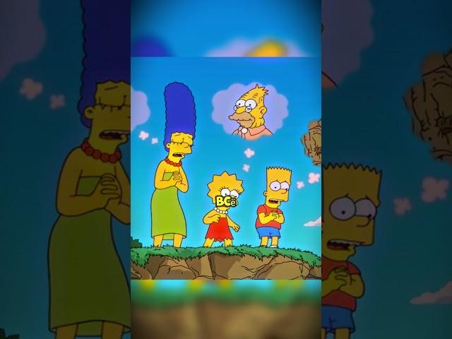 Гомер с отцом Yпали в обрыв #сериал #смешно #симпсоны