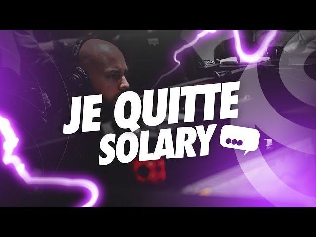 JE QUITTE SOLARY