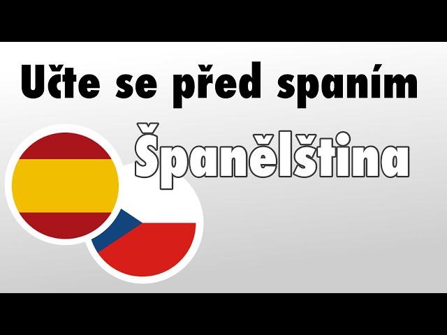 Učte se před spaním - Španělština (rodilý mluvčí)  - S hudbou