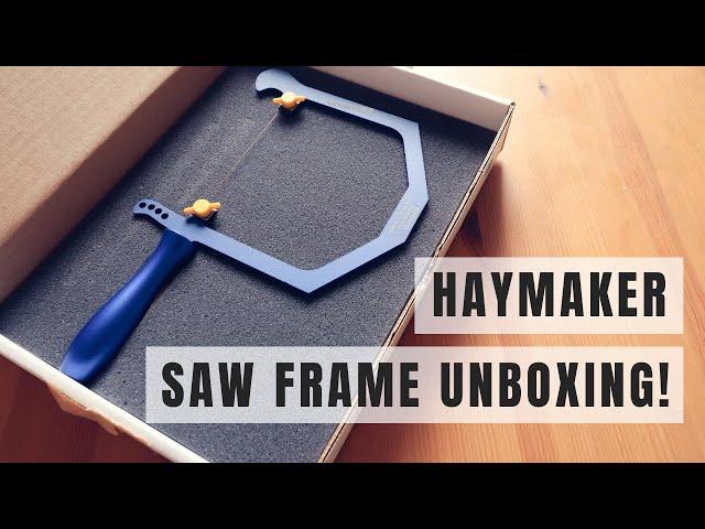 UNBOXING Haymaker Saw Frame by Lion Punch Forge and Pepetools. Jeweler's saw frame.