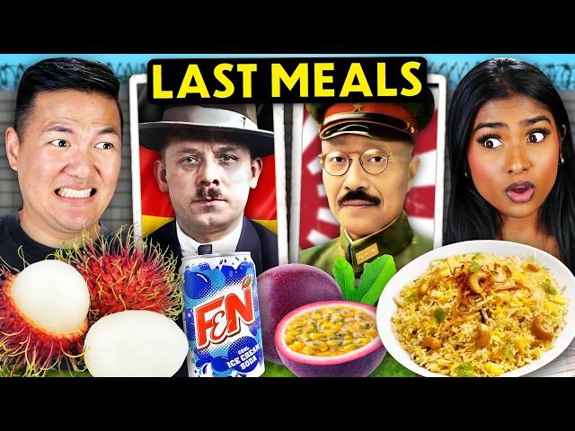 Trying and Ranking International Death Row Last Meals!