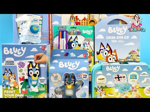 Bluey Toy Collection Unboxing Review | Bluey Hammerbarn Shopping Playset