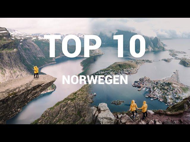 TOP 10 ORTE NORWEGEN ∙ komplette ROUTE ∙ Reisetipps & Sehenswürdigkeiten