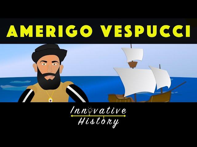 Amerigo Vespucci - History Cartoon