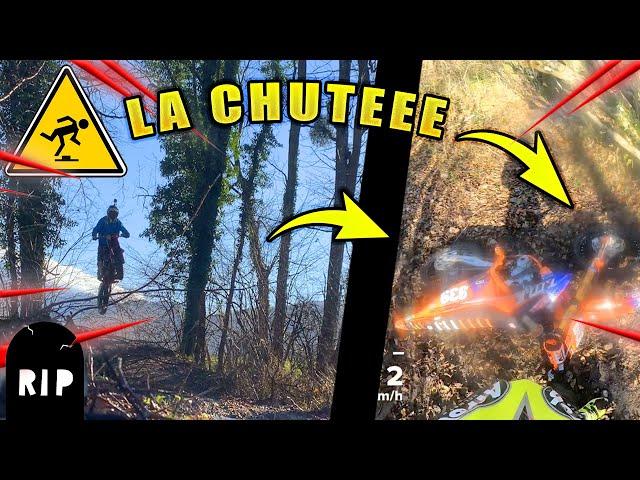 JE SAUTE AU DESSUS D'UNE RIVIERE - SORTIE ENDURO (CHUTE)