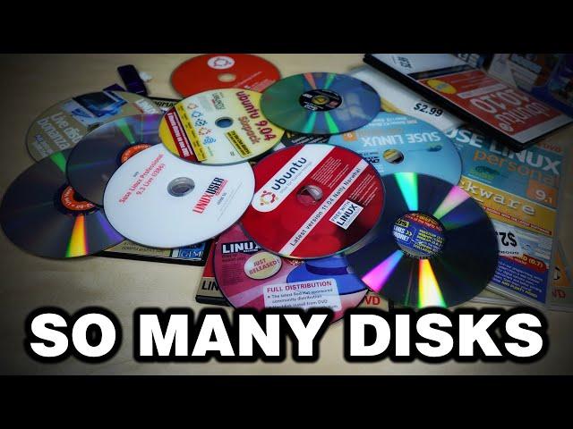 Testing A Bunch of Old Linux Disks!