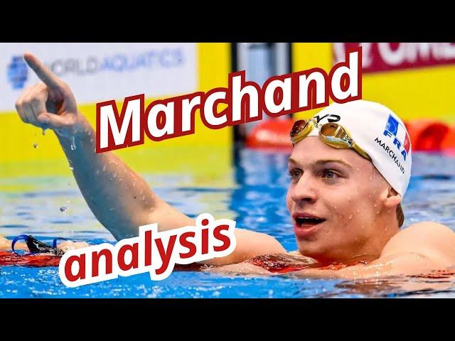 ANALYSIS of his 4 STROKES : Léon MARCHAND, 400 IM World Record Holder