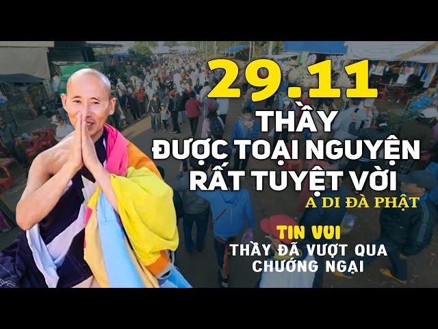 Thầy Thích Minh Tuệ sẽ được toại nguyện, rất tuyệt vời!