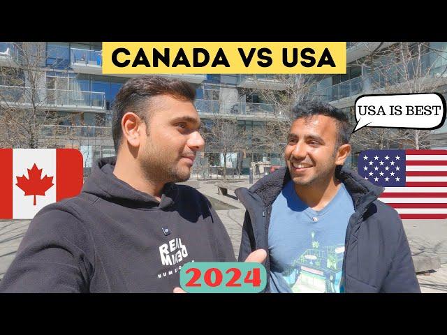 WHY USA IS BETTER THAN CANADA IN 2024 || USA VS CANADA FOR HIGHER STUDIES IN 2024 || FT.@SinghinUSA