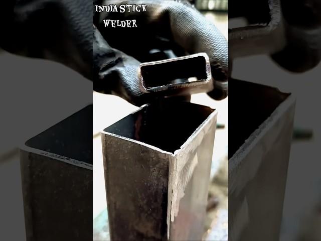 How to pack the hollow square pipe #welding #welder