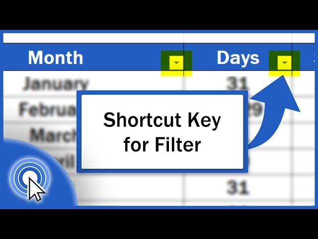 Shortcut Key for Filter in Excel (Excel Shortcuts)