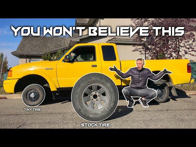 Do smaller tires accelerate FASTER?