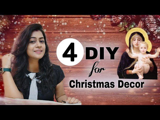 4 Easy Mother Mary Holding Baby Jesus DIY ideas | Zero Cost Home Decor for Christmas