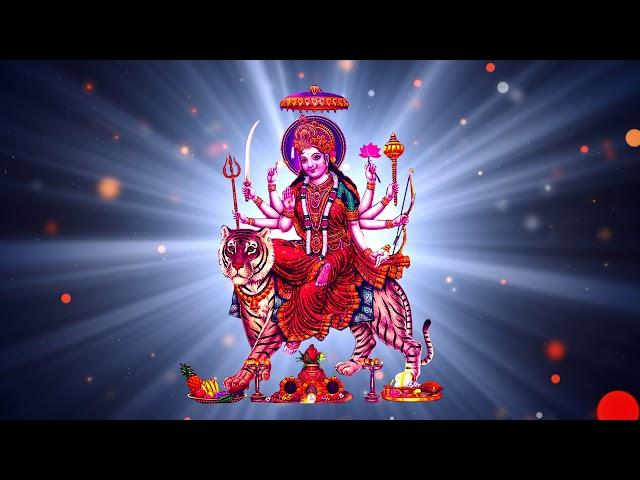 Devi Maa Light Animation Background | Sherawali Mata | Religious Background Full HD