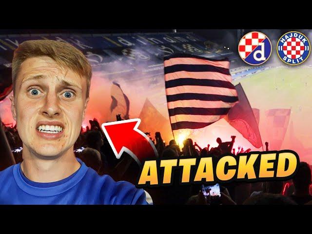 ATTACKED By Ultras In Croatia! Dinamo Zagreb vs Hajduk Split - AwayDays