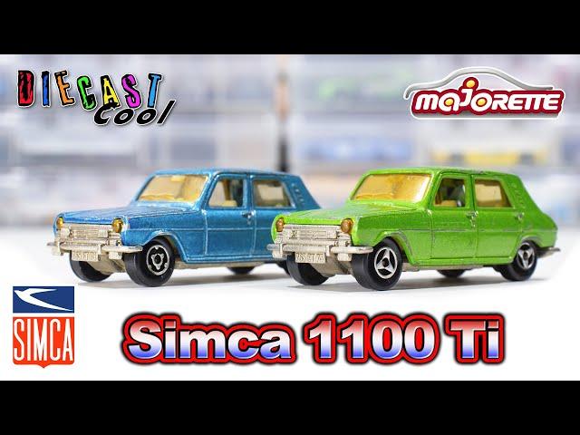 Vintage Majorette Simca 1100 Ti Recolor