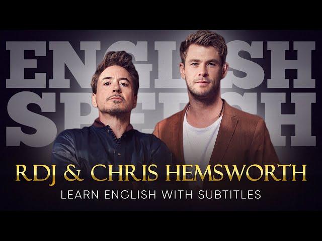 ENGLISH SPEECH | RDJ & HEMSWORTH: Walk of Fame  (English Subtitles)