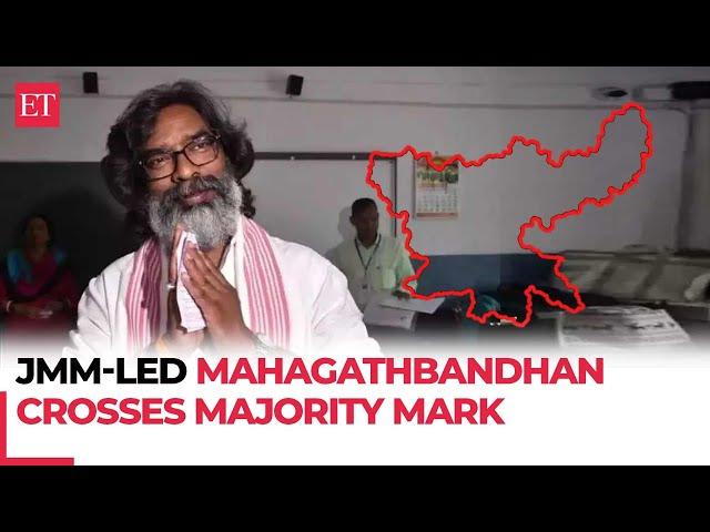 Jharkhand Assembly Election: JMM-led Mahagathbandhan crosses majority mark