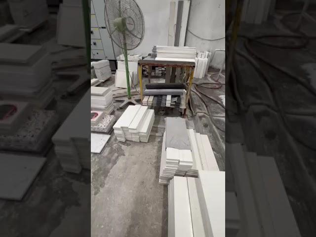 Fully automatic Quartz, Granite, Marble sample Making machine.  #shorts #viral #trending