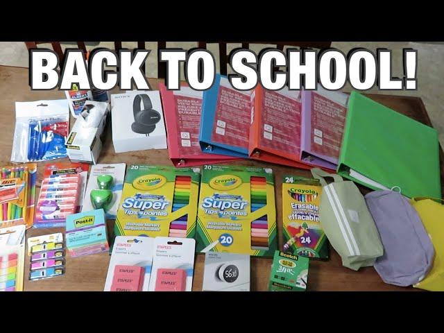 BACK TO SCHOOL HAUL! | NEW HOMESCHOOL SUPPLIES