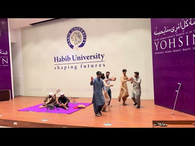 Dochapi Choke Balochani & Nazena Balochana with Benjo by Ustad Noor Baksh performed @HabibUniversity