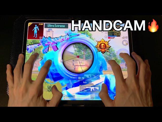 Best HANDCAM 6 Finger iPad Pro 12.9 M2 chip③ Sealed Nether M416. | Solo vs Squad - PUBG Mobile