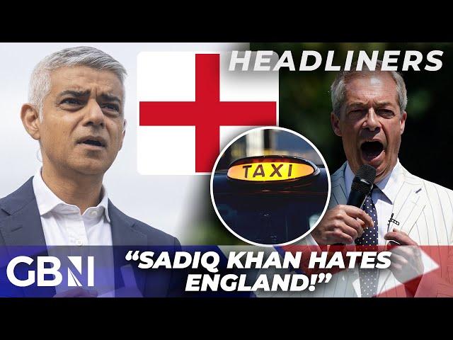 Nigel Farage HITS BACK at Sadiq Khan over banning of St George’s flags - “He hates England!”