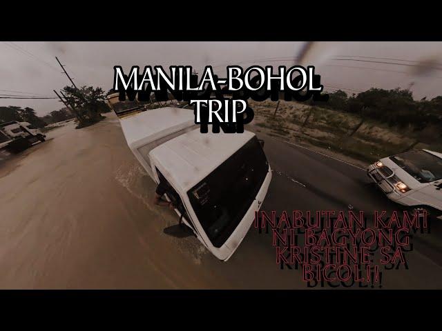 MANILA-BOHOL TRIP | STRANDED KAMI SA BICOL(3days) BAGYONG KRISTINE Ep1