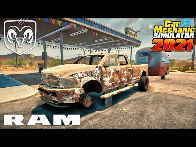 Dodge Ram 3500 Heavy Dually restoration - Car Mechanic Simulator 2021