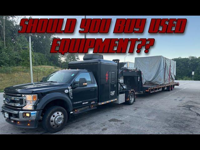 SHOULD YOU BUY NEW OR USED EQUIPMENT FOR HOTSHOT TRUCKING??