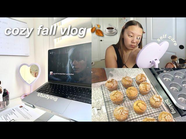 cozy fall vlog  decorating, baking, and more!