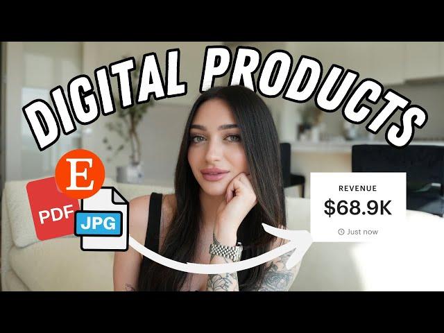 How To Start Selling DIGITAL PRODUCTS on Etsy in 2024 (Easy Steps for Beginners)