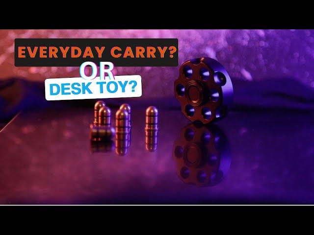 Revolver Fidget Spinner | Everyday Carry or Desk Toy? #edc #desktoy #focustools #fidgetspinner
