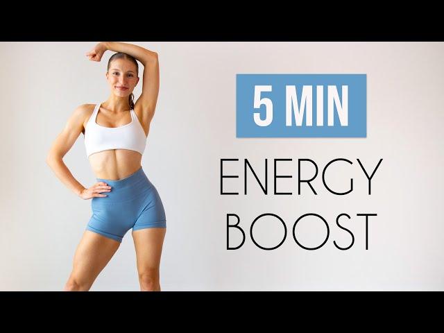 5 MIN MIDDAY ENERGY BOOST  (A workout for when you feel like taking a nap)