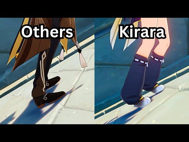 The attention to detail on Kirara's feet is on another level..