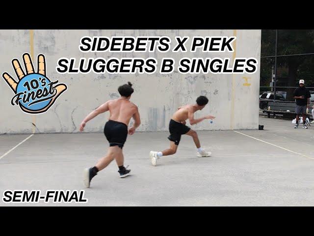 SideBets x PiEK Sluggers B Singles | Semi-Final: Ross P VS. Josh